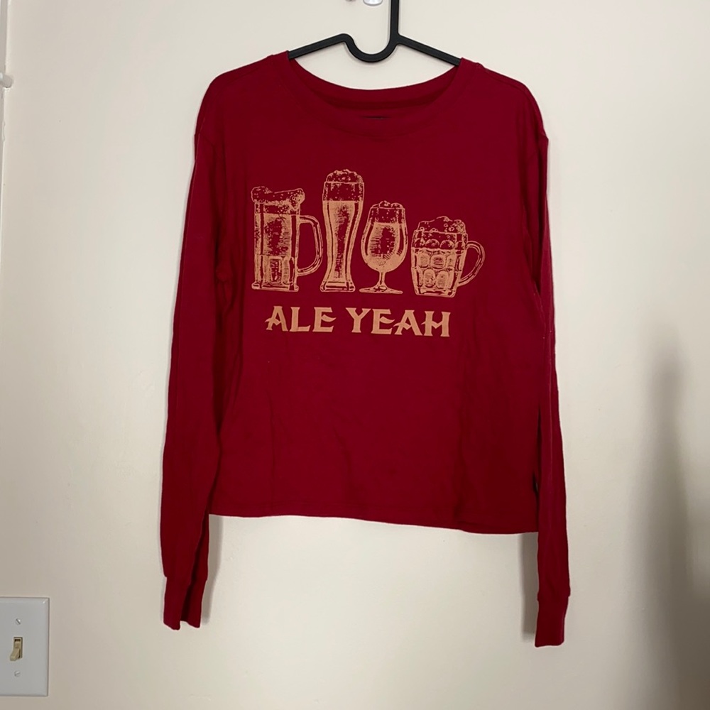 Zoe + Liv Ale Yeah Cropped T-shirt